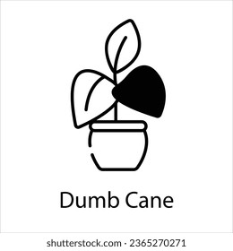Dummy Cane Icon Vektorgrafik