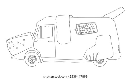 Dumb and Dumber Dog van vector movie trim and cut star vehicle funny 