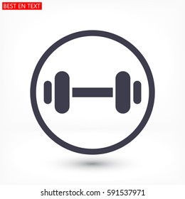 Dumbbel  icon