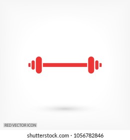 Dumbbel  vector icon