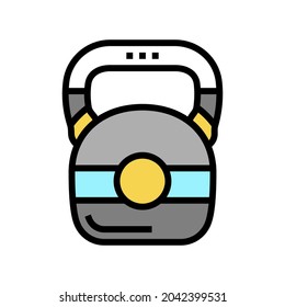 dumbbell athlete tool color icon vector. dumbbell athlete tool sign. isolated symbol illustration