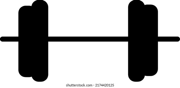 Dumbbell Barbell Icon Vector Design Illustration123.eps
