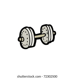 caricatura de dumbbell