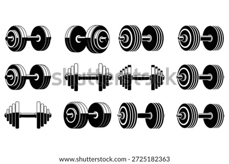 Dumbbell Collection Various Styles weightlifting exercise