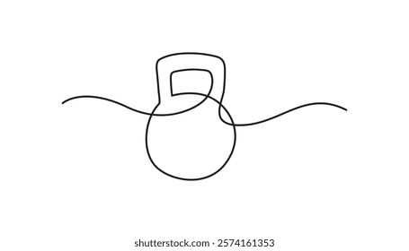 dumbbell continuous one line drawing