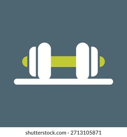 Ícone Gráfico Vetor Criativo Dumbbell