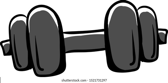 Dumbbell Drawing Images, Stock Photos & Vectors | Shutterstock