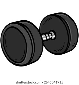Dumbbell Dumbbells Weight Lifting Vector Illustration