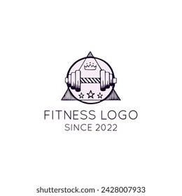 dumbbell, elements, emblem, equipment, exercise, fit, fitness, f