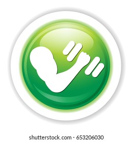 Dumbbell exercise icon