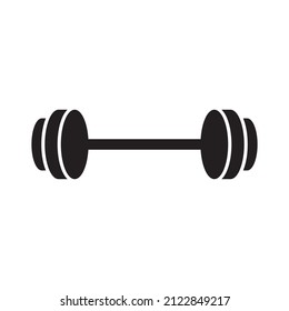 Dumbbell, Fitness Equipment Icon Design Vector Template Illustration