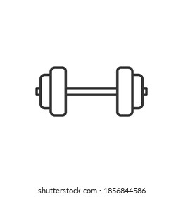 dumbbell fitness icon vector illustration