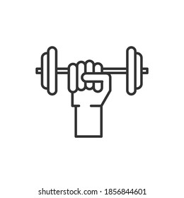 dumbbell fitness icon vector illustration
