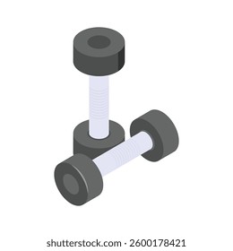 Dumbbell for fitness, strength training, and workouts.