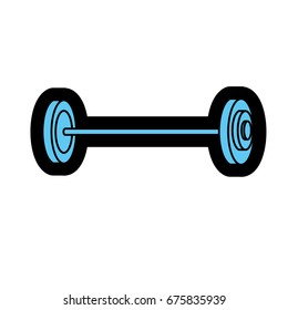 dumbbell fitness tool to do exercise and training