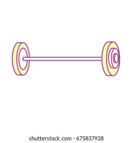 dumbbell fitness tool to do exercise and training