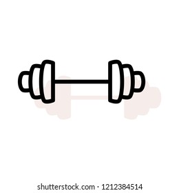 dumbbell  gym  exercise  