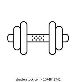 Dumbbell for gym icon