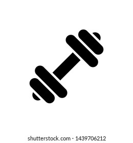Dumbbell for gym icon vector design template