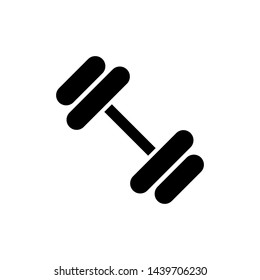 Dumbbell for gym icon vector design template