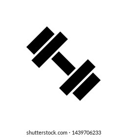 Dumbbell for gym icon vector design template