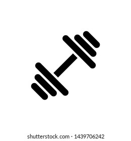 Dumbbell for gym icon vector design template