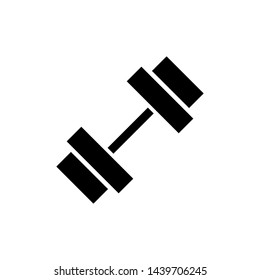 Dumbbell for gym icon vector design template