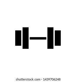 Dumbbell for gym icon vector design template