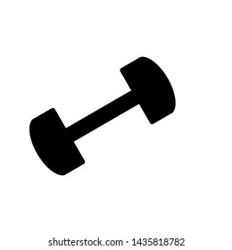 Dumbbell for gym icon vector sign design illustration.