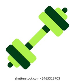 Dumbbell gym sport equipment illustration