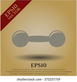 Dumbbell high quality icon