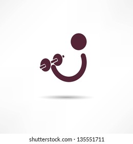 dumbbell icon