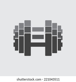 Dumbbell icon