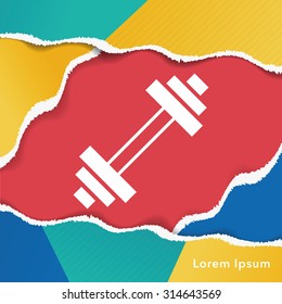 Dumbbell icon