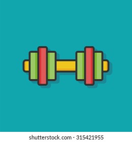 Dumbbell icon