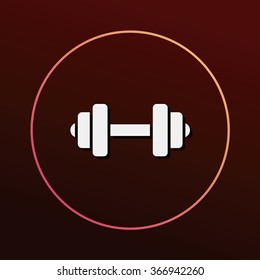 Dumbbell icon