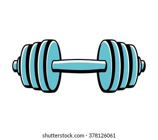 Dumbbell icon.