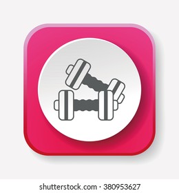 Dumbbell icon