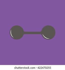dumbbell icon. 