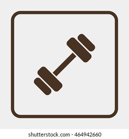 Dumbbell Icon.