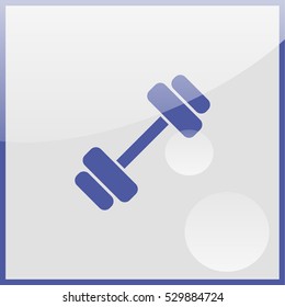 Dumbbell Icon.