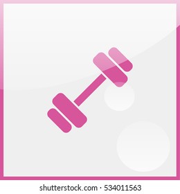 Dumbbell Icon.