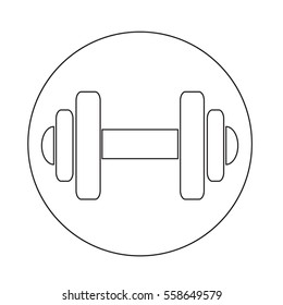 Dumbbell icon