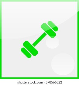 Dumbbell Icon.