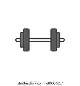 Dumbbell icon.