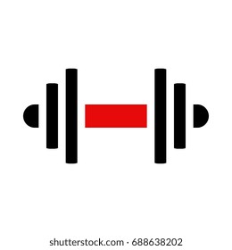 Dumbbell icon