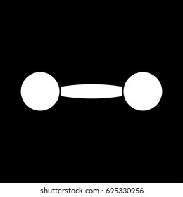 Dumbbell icon .