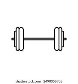 Dumbbell icon. barbell, fitness and gym icon. gym icon. vector illustration