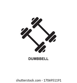 DUMBBELL ICON, BARBELL ICON VEKTORILLUSTRATION