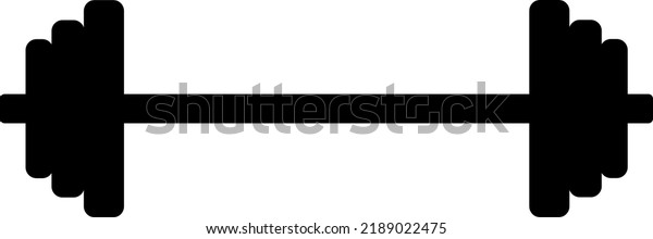 Dumbbell Icon Barbell Vector Bodybuilding Stock Vector Royalty Free Shutterstock